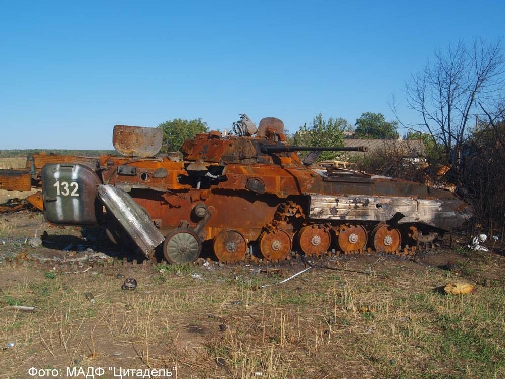 БМП-132, у якому загинув Євген Петров