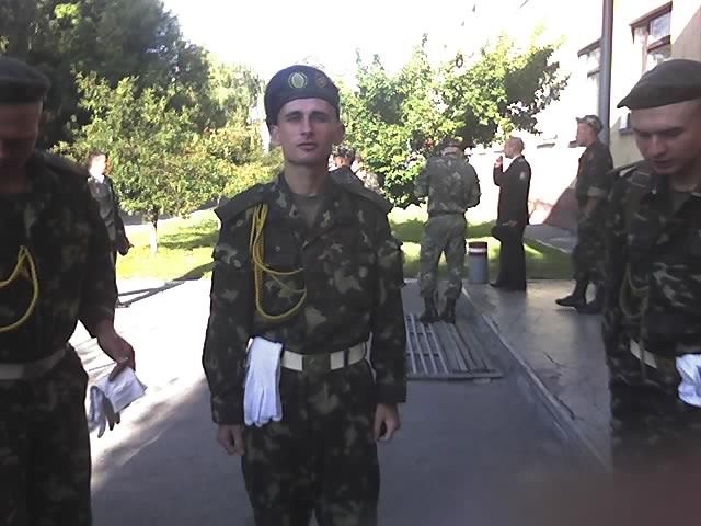 Євген приймає присягу