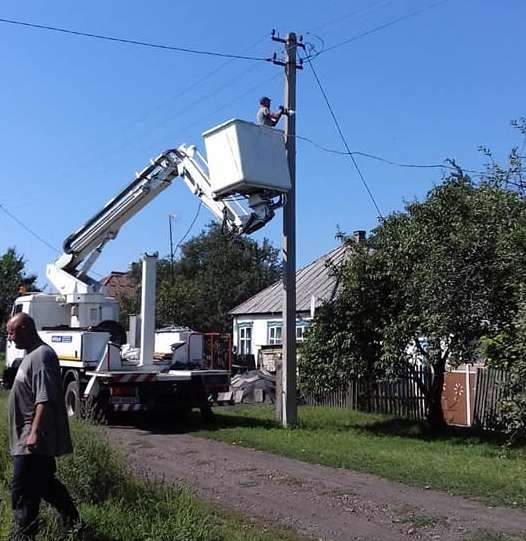 Реконструкция освещения в Новоивановке