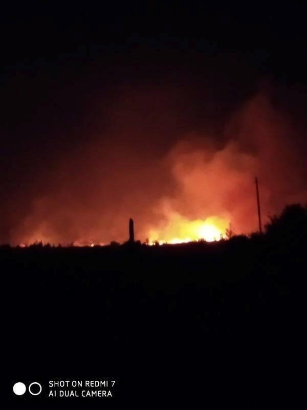 Очевидцы прислали нам фото пожара