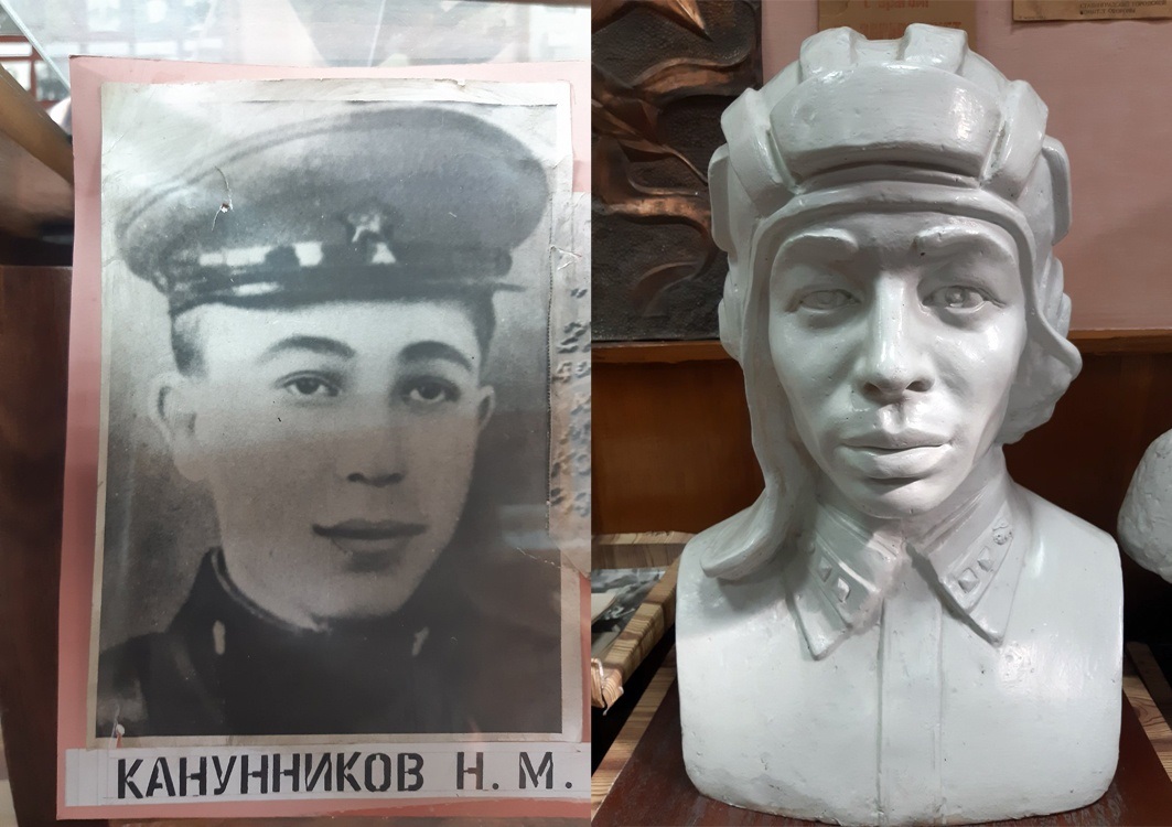 Бюст Канунникова находится в Попаснянском музее