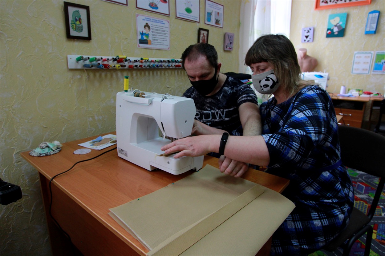 Робота на швейній машинці