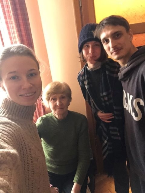 С друзьями во Львове