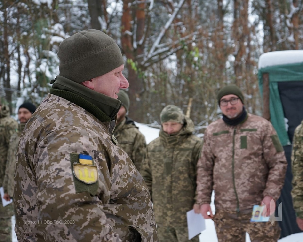 З нагоди Дня ЗСУ та враховуючи звитяги підрозділу, Нагороджено бійців 111-ї бригади тероборони Луганщини, 07.12.2023