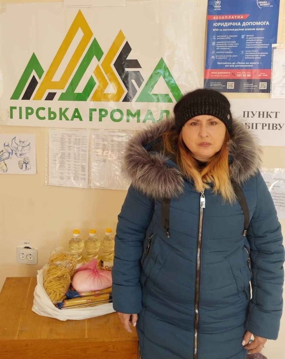 В гуманітарних хабах Гірської громади минулого тижня отримали гуманітарку близько 900 переселенців з Луганщини, 18.03.2024