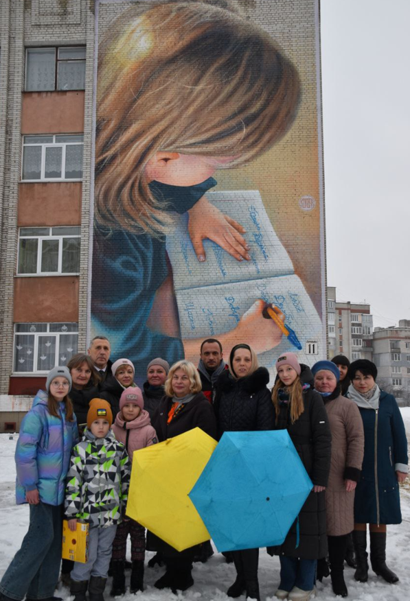 Ірина Сельницька допомагає Червоноградській громаді створити серію муралів, аби влаштувати туристичний маршрут, 18.06.2024