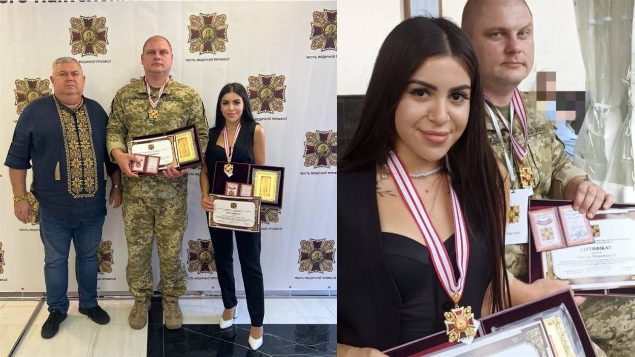 Медики з Луганщини Ельнаре Троян та Віктор Пономарьов отримали ордени Святого Пантелеймона, 30.07.2024