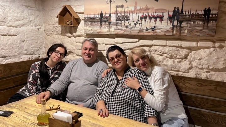 Ольга Феленко з родиною